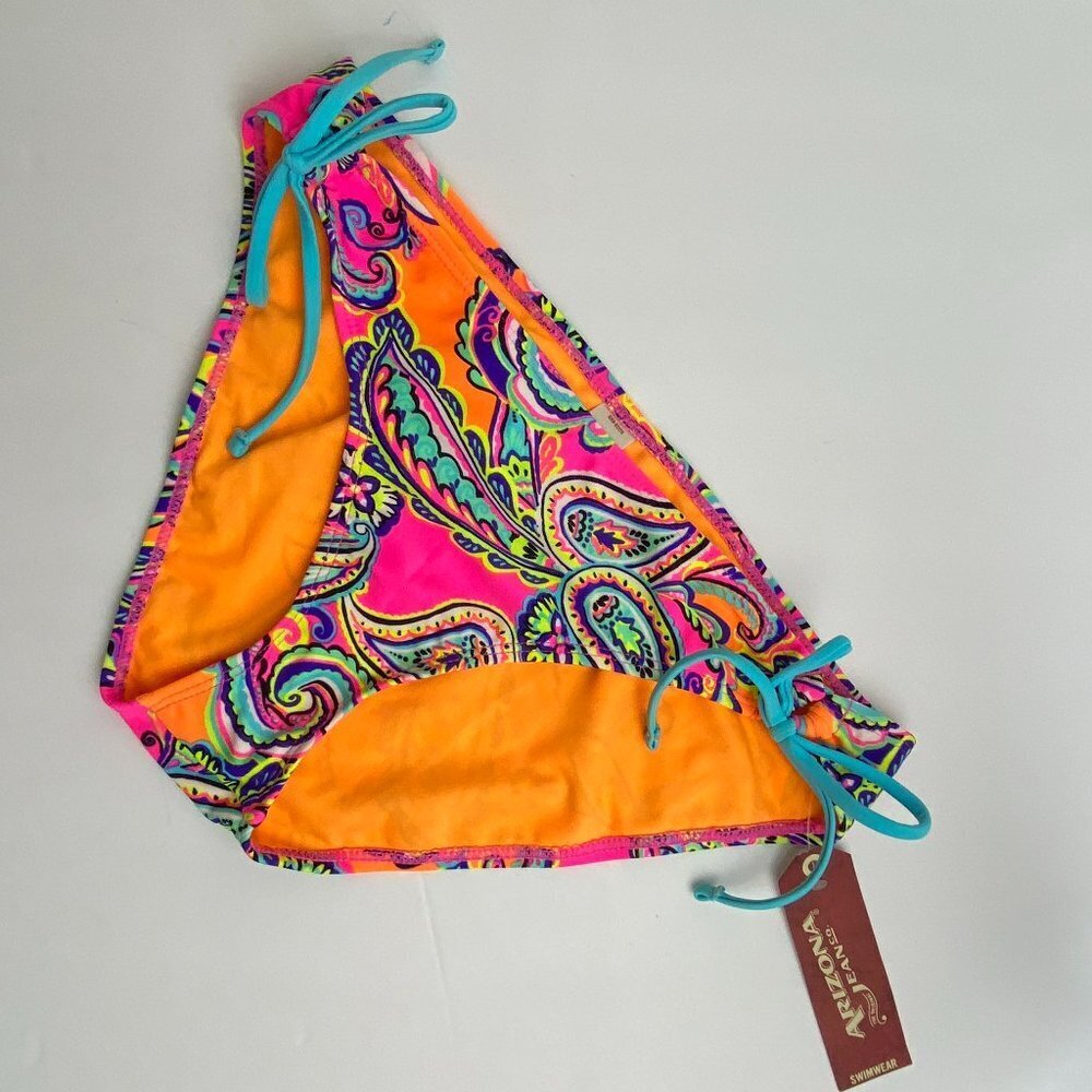 NWT Pink Neon  Bikini Swim Bottoms Size M